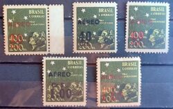 A 52 Selo Aereo Pro Juventude Sobrecarga 1944 Serie Completa 4