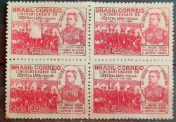 C 189 Selo Cinquentenario do Cerco da Lapa Parana Militar 1944 Quadra 2