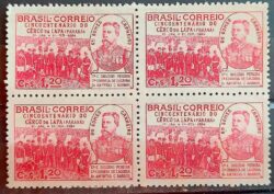 C 189 Selo Cinquentenario do Cerco da Lapa Parana Militar 1944 Quadra 3