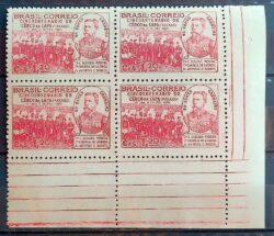 C 189 Selo Cinquentenario do Cerco da Lapa Parana Militar 1944 Quadra 4