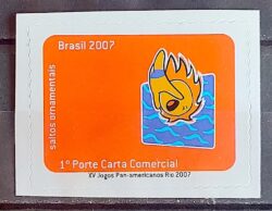 C 2670 Selo XV Jogos Pan Americanos Rio de Janeiro Saltos Ornamentais 2007