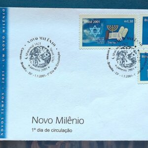 Envelope FDC 2001 699 Novo Milenio Religiao CBC DF