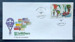 Envelope FDC 2001 701 Jamboree Escotismo Foz do Iguacu CBC PR