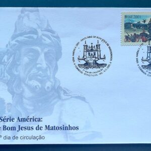 Envelope FDC 2001 709 Bom Jesus de Matosinhos CBC MG