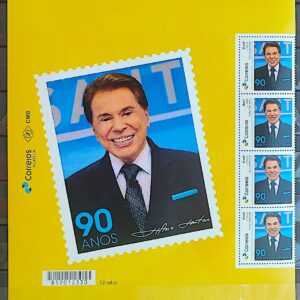 PB 186 Selo Personalizado Silvio Santos SBT Televisao Comunicacao 2020 Vinheta 4 Selos