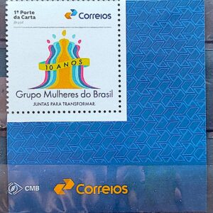 SI 32 Selo Institucional Grupo Mulheres do Brasil 2024 Vinheta Correios