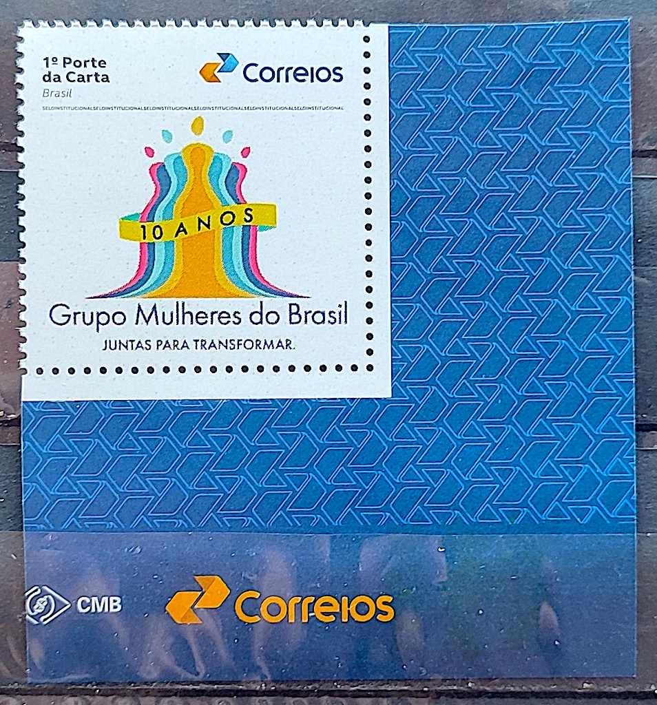 SI 32 Selo Institucional Grupo Mulheres do Brasil 2024 Vinheta Correios