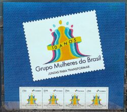 SI 32 Selo Institucional Grupo Mulheres do Brasil 2024 Vinheta e 4 Unidades