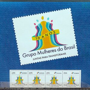 SI 32 Selo Institucional Grupo Mulheres do Brasil 2024 Vinheta e 4 Unidades