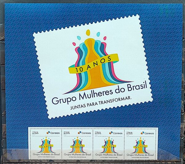 SI 32 Selo Institucional Grupo Mulheres do Brasil 2024 Vinheta e 4 Unidades