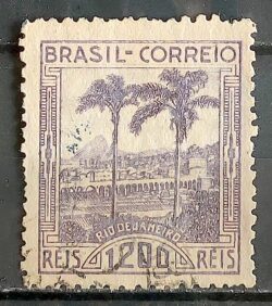 C 134 Selo Vista dos Arcos da Lapa Rio de Janeiro 1939 Circulado 7