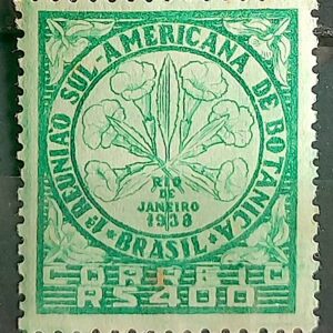 C 135 Selo Reuniao Sul Americana de Botanica Flora Biologia Ciencia 1939 2