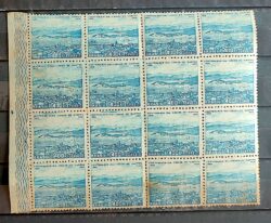 C 136 Selo Centenario de Santos 1939 12 Unidades