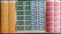 C 139 Selo Feira Mundial de Nova York 1939 Quadra Serie Completa 48 Unidades