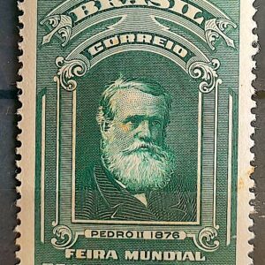 C 140 Selo Feira Mundial de Nova York Dom Pedro II 1939