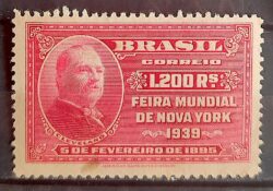 C 141 Selo Feira Mundial de Nova York Presidente Cleveland 1939 2