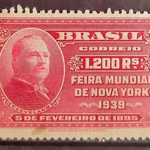 C 141 Selo Feira Mundial de Nova York Presidente Cleveland 1939 2