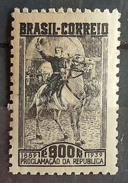 C 144 Selo Cinquentenario da Republica Presidente Deodoro da Fonseca 1939