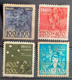 C 146 Selo Pro Juventude 1939 Serie Completa 1