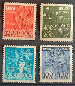 C 146 Selo Pro Juventude 1939 Serie Completa 3