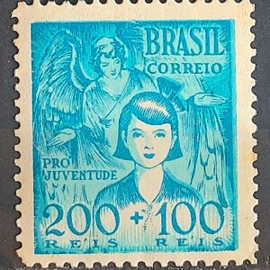 C 147 Selo Pro Juventude Crianca Infantil Mulher Anjo 1939