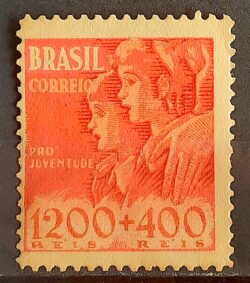 C 149 Selo Pro Juventude Crianca Infantil Mao 1939
