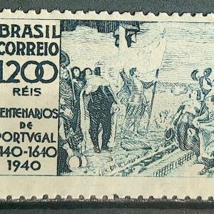 C 162 Selo Juramento de Fidelidade a Dom Joao VI Portugal 1940