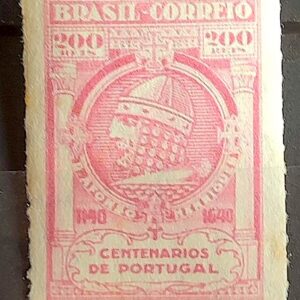 C 164 Selo Centenario de Portugal Rei Afonso Henriques Monarquia 1940