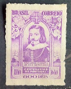 C 166 Selo Salvador Correa de Sa Benevides Portugal 1940