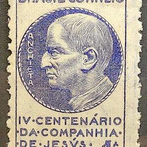 C 168 Selo Centenario Companhia de Jesus Padre Anchieta Religiao 1941 1