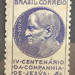 C 168 Selo Centenario Companhia de Jesus Padre Anchieta Religiao 1941 2