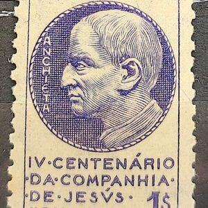 C 168 Selo Centenario Companhia de Jesus Padre Anchieta Religiao 1941 4