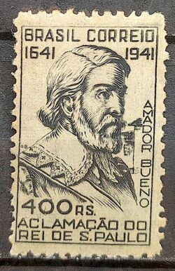 C 169 Selo Aclamacao de Amador Bueno 1941 2