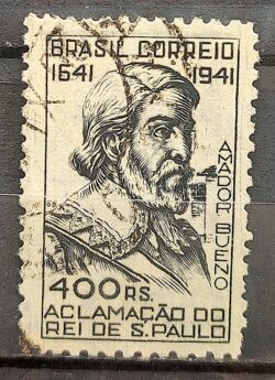 C 169 Selo Aclamacao de Amador Bueno 1941 Circulado