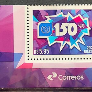 C 4163 Selo 150 Anos da UPU Uniao Postal Universal 2024 Vinheta Correios