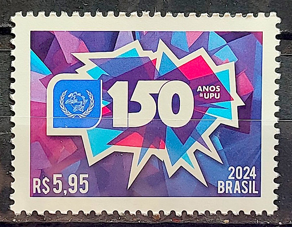 C 4163 Selo 150 Anos da UPU Uniao Postal Universal 2024
