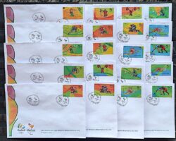 Envelope PVT C 3419 ao 3438 2015 Olimpiadas Paralimpiadas Rio 2016 1a Folha