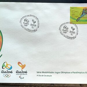 Envelope PVT C 3420 2015 Olimpiadas Paralimpiadas Rio 2016 Atletismo