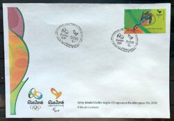 Envelope PVT C 3422 2015 Olimpiadas Paralimpiadas Rio 2016 Atletismo