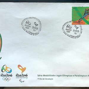 Envelope PVT C 3422 2015 Olimpiadas Paralimpiadas Rio 2016 Atletismo