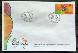 Envelope PVT C 3423 2015 Olimpiadas Paralimpiadas Rio 2016 Rugby