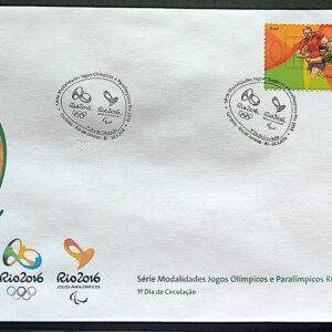 Envelope PVT C 3423 2015 Olimpiadas Paralimpiadas Rio 2016 Rugby