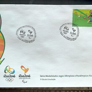 Envelope PVT C 3432 2015 Olimpiadas Paralimpiadas Rio 2016 Badminton