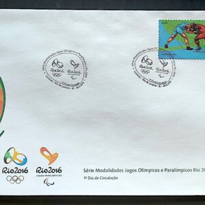 Envelope PVT C 3436 2015 Olimpiadas Paralimpiadas Rio 2016 Luta Estilo Livre