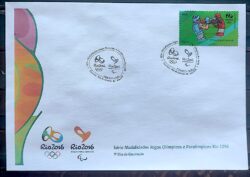 Envelope PVT C 3465 2015 Olimpiadas Paralimpiadas Rio 2016 Boxe Luta
