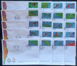 Envelope PVT C 3465 a 3484 2015 Olimpiadas Paralimpiadas Rio 2016 2a Folha
