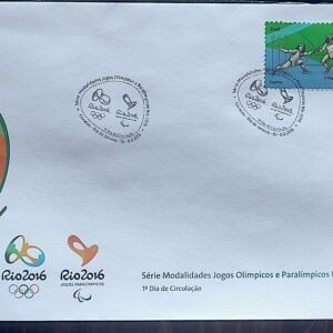 Envelope PVT C 3469 2015 Olimpiadas Paralimpiadas Rio 2016 Esgrima