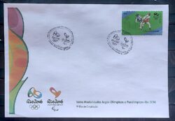 Envelope PVT C 3481 2015 Olimpiadas Paralimpiadas Rio 2016 Taekwondo Luta