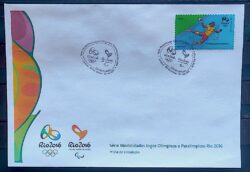 Envelope PVT C 3482 2015 Olimpiadas Paralimpiadas Rio 2016 Handebol