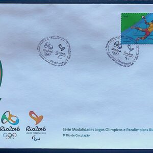 Envelope PVT C 3482 2015 Olimpiadas Paralimpiadas Rio 2016 Handebol